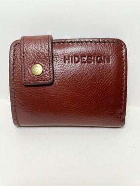 Hidesign Bose W2 Men's Genuine Brown Leather Wallet, Rebels Collection, EUC